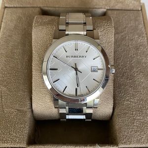 Burberry Mens Stainless Steel Watch